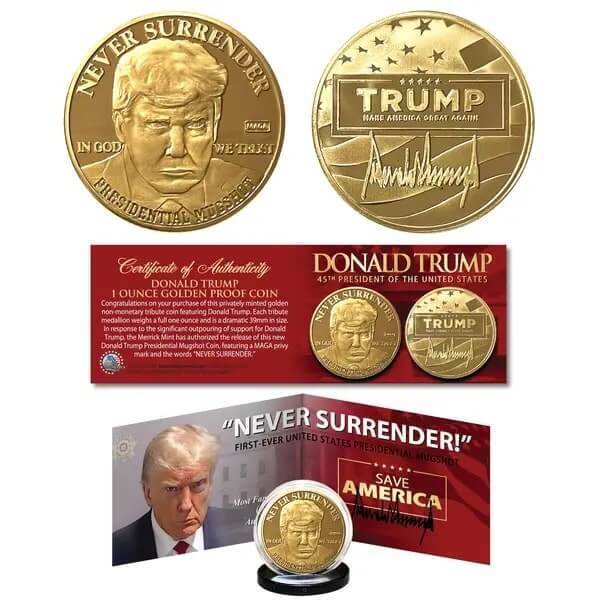 Gold Coin Trump